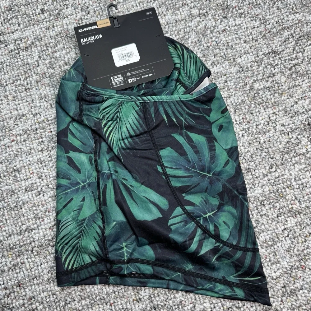 Dakine Ninja Balaclava Adult Large / XL Night Tropical Green NWT